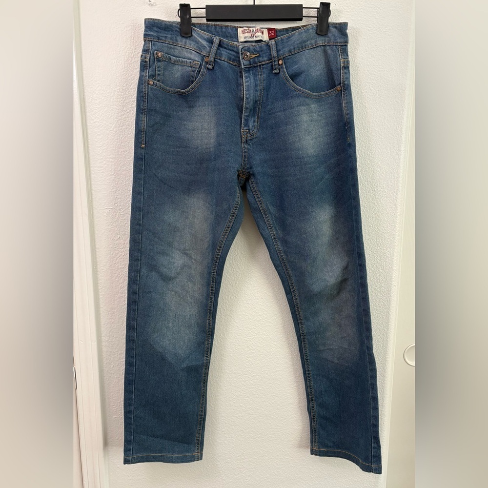 Hudson and Barrow NYC Men's Slim Straight Blue Jeans size 32